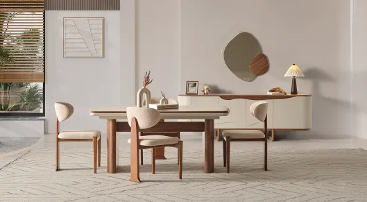 Product img 2, Calista Ahşap Ayaklı Modern Yemek Odası Takımı